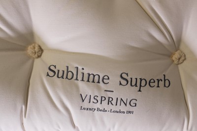 Lot 497 - A large export carved hardwood double bed