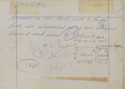 Lot 497 - A large export carved hardwood double bed