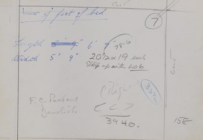 Lot 497 - A large export carved hardwood double bed