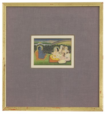 Lot 120 - An Indian painted miniature