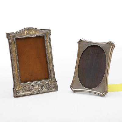 Lot 24 - Two Edwardian silver photograph frames