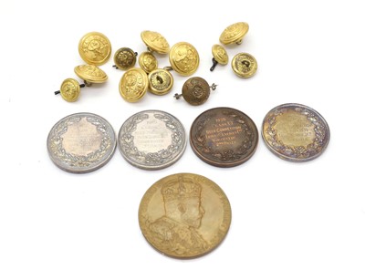 Lot 317 - Three silver 'Brewers and Allied Traders International Exhibition and Market' medallions