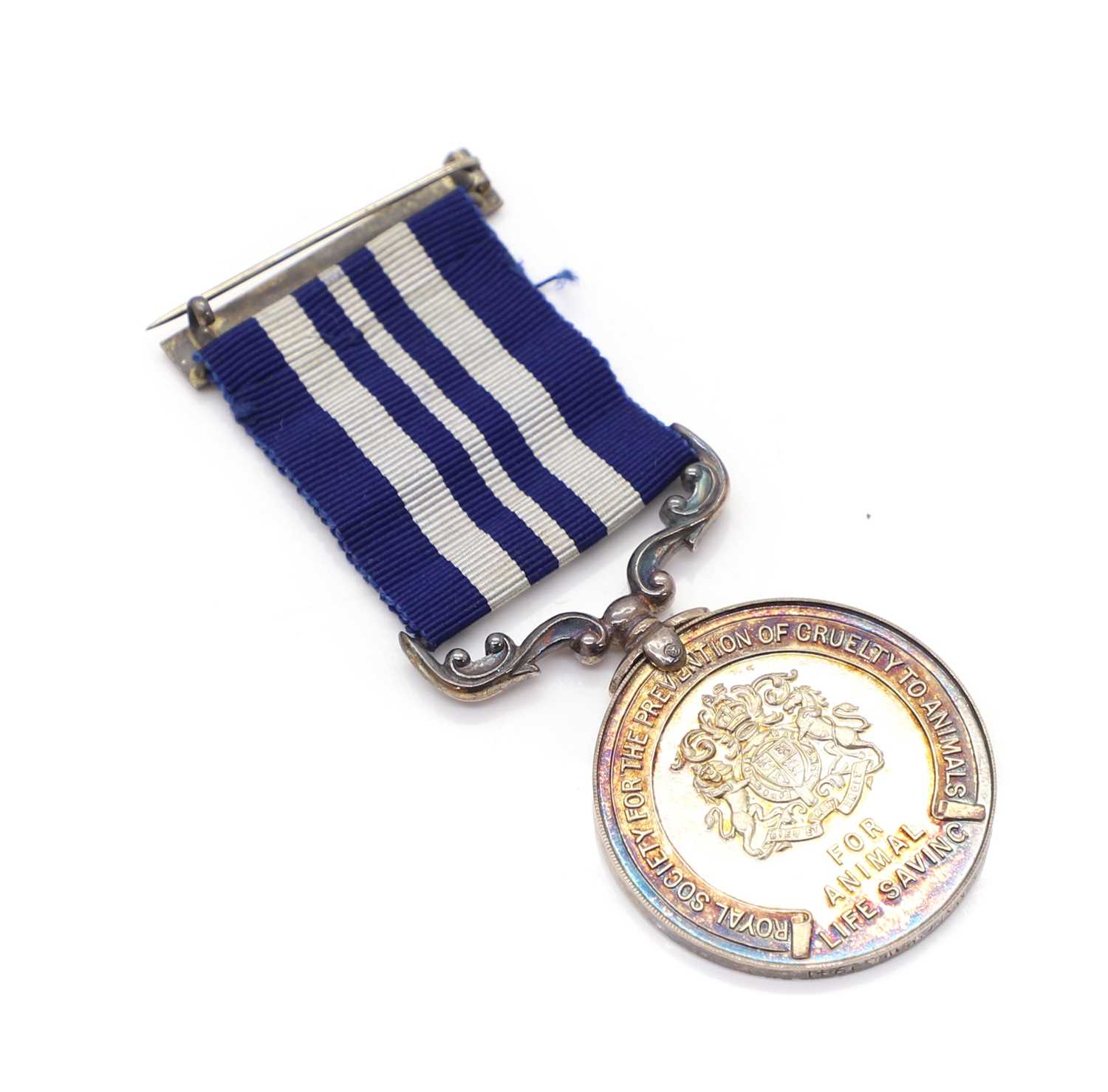 Lot 303 - A RSPCA 'For Humanity' medal and ribbon, 1941