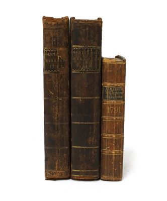 Lot 242 - 1- The Treble Almanack for the year 1791. Three vols. In one, with a Plan of Dublin