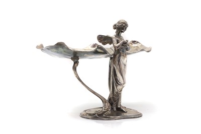Lot 19 - A Jugendstil WMF silver-plated visiting card tray