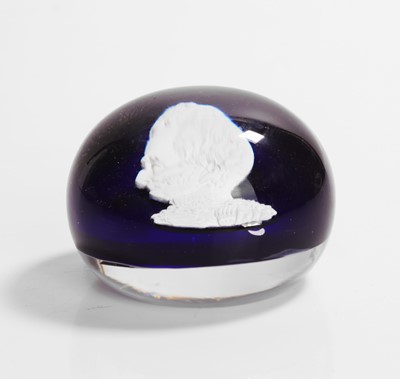 Lot 38 - A Duke of Wellington sulphide paperweight