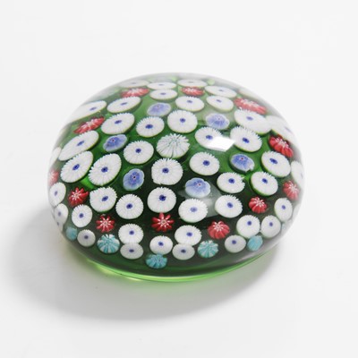 Lot 36 - A spaced millefiori paperweight