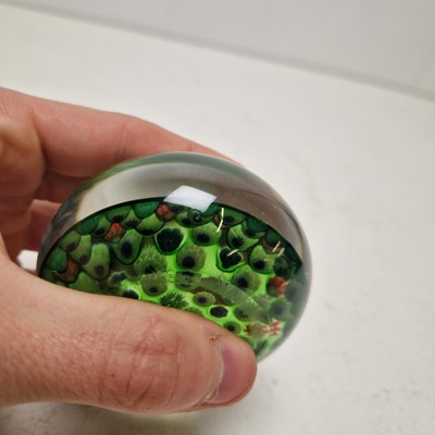 Lot 36 - A spaced millefiori paperweight