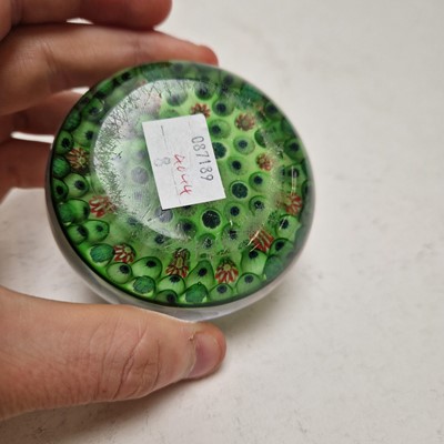 Lot 36 - A spaced millefiori paperweight