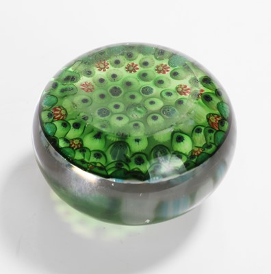 Lot 36 - A spaced millefiori paperweight