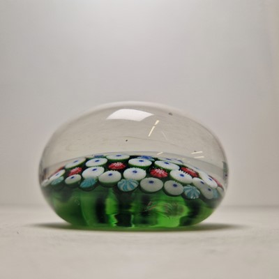Lot 36 - A spaced millefiori paperweight