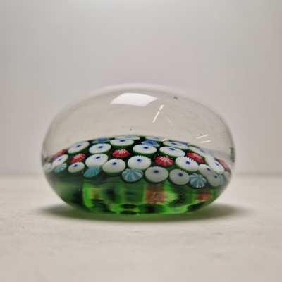 Lot 36 - A spaced millefiori paperweight