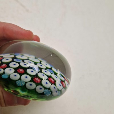 Lot 36 - A spaced millefiori paperweight