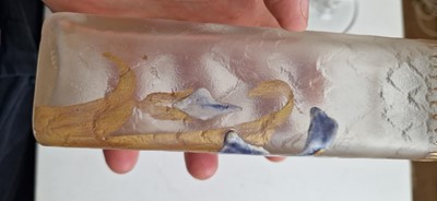 Lot 52 - A Legras Mont Joye glass vase