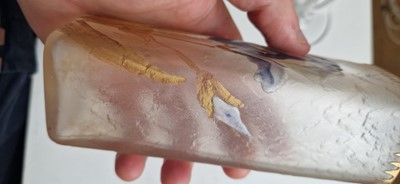 Lot 52 - A Legras Mont Joye glass vase