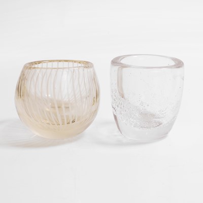 Lot 201 - Two Finnish glass vases