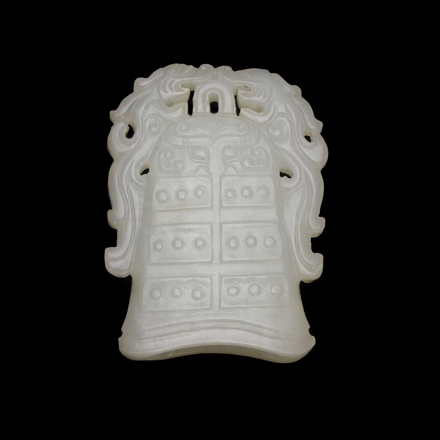 Lot 110 - A Chinese jade pendant