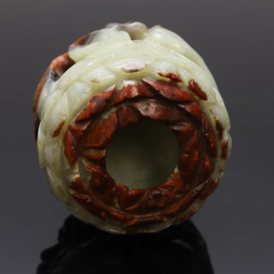 Lot 115 - A Chinese jade water pot