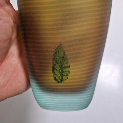 Lot 167 - Two cased glass vases