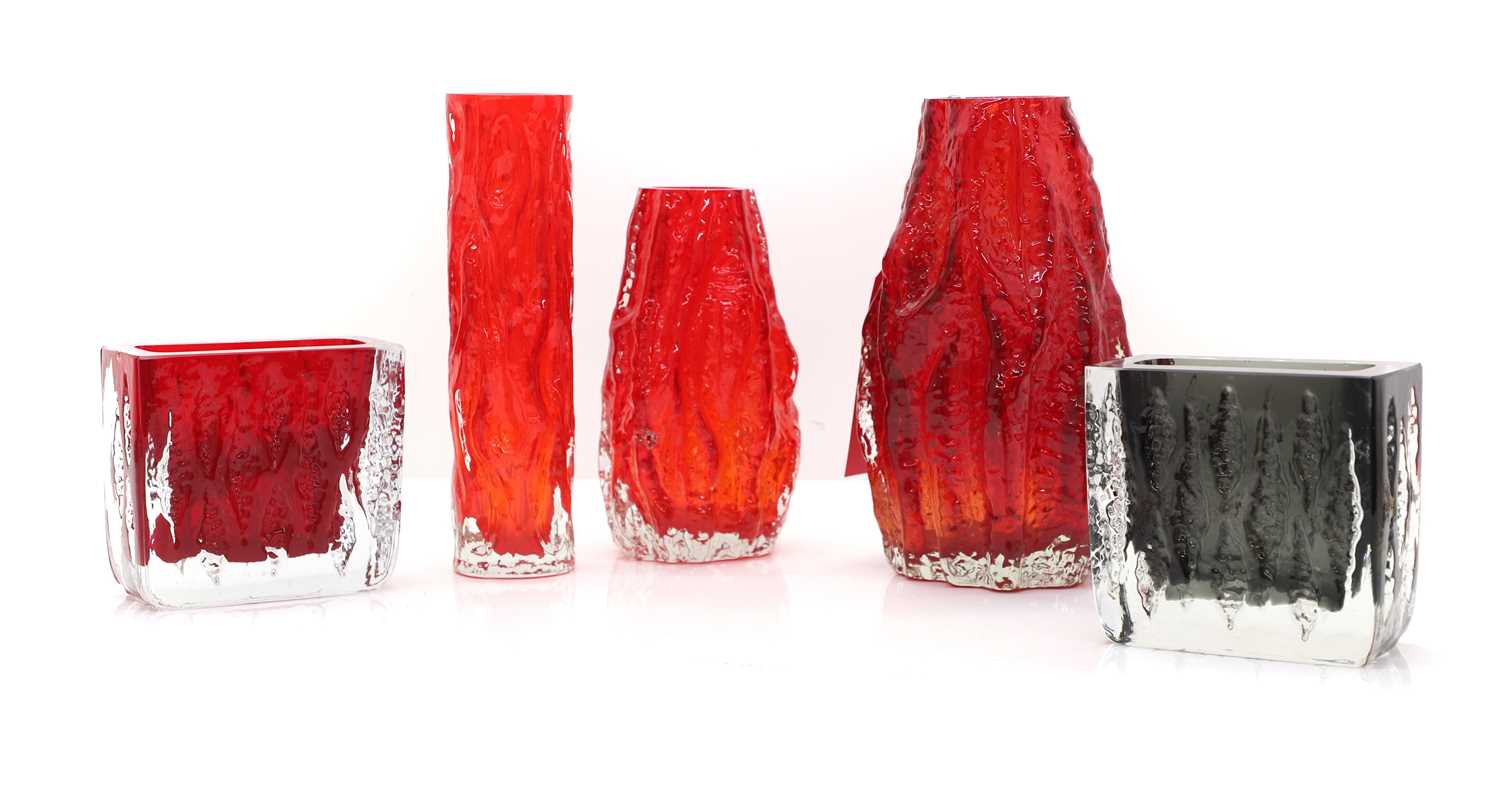 Lot 155 - A group of Ingrid textured glass