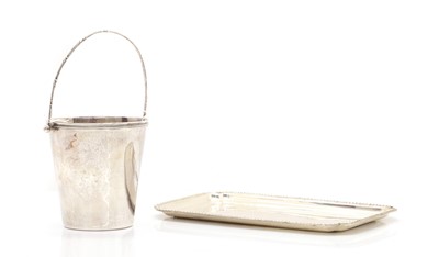 Lot 33 - An Egyptian silver ice bucket