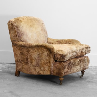 Lot 501 - An upholstered armchair in the Howard & Sons ‘Bridgewater style