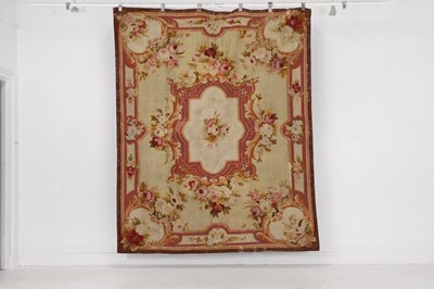 Lot 14 - An Aubusson wool rug