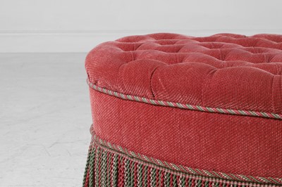 Lot 2 - An upholstered stool
