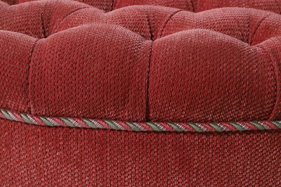 Lot 2 - An upholstered stool