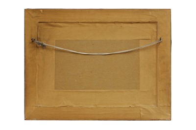 Lot 12 - A pair of export parcel-gilt and black lacquer panels