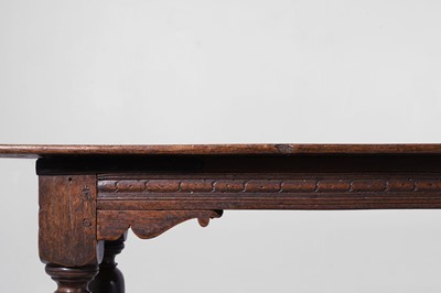 Lot 274 - An oak refectory table