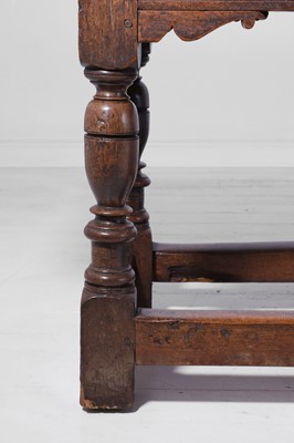 Lot 274 - An oak refectory table