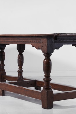 Lot 274 - An oak refectory table