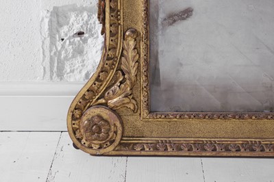 Lot 239 - A George II carved giltwood pier mirror