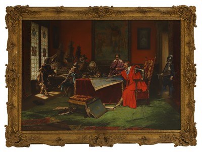 Lot 151 - Adolphe Alexandre Lesrel (French, 1839-1929)