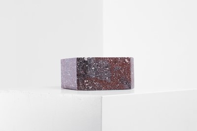 Lot 290 - A polished imperial porphyry fragment