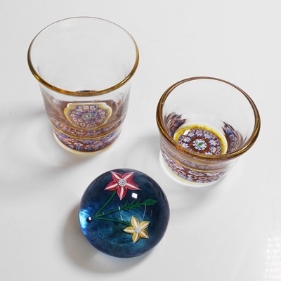 Lot 42 - A group of John Deacons glass items