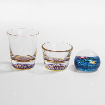 Lot 42 - A group of John Deacons glass items
