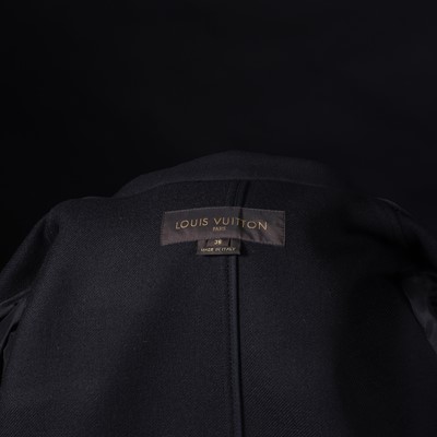 Lot 1373 - A Louis Vuitton black overcoat