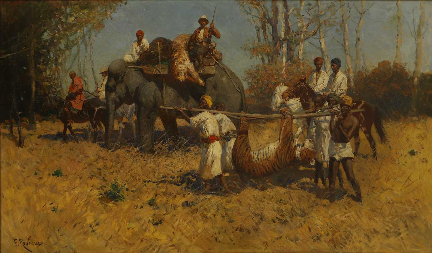 Lot 251 - Franz Alekseevic Roubaud (Russian-German, 1856-1928)