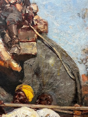 Lot 251 - Franz Alekseevic Roubaud (Russian-German, 1856-1928)