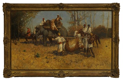 Lot 251 - Franz Alekseevic Roubaud (Russian-German, 1856-1928)