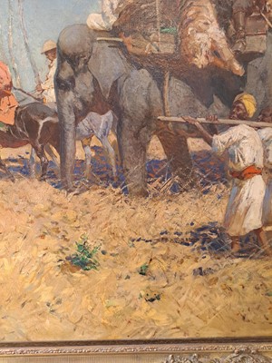 Lot 251 - Franz Alekseevic Roubaud (Russian-German, 1856-1928)