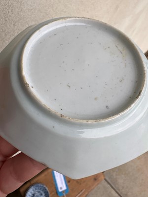 Lot 56 - A group of three Chinese blue and white saucers