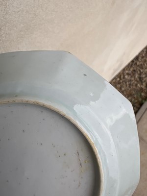 Lot 56 - A group of three Chinese blue and white saucers