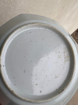 Lot 56 - A group of three Chinese blue and white saucers