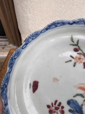 Lot 56 - A group of three Chinese blue and white saucers