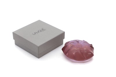 Lot 168 - A Lalique Jimson flower paperweight