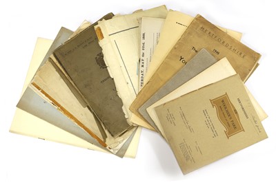 Lot 212a - Fourteen Hertfordshire sale catalogues.