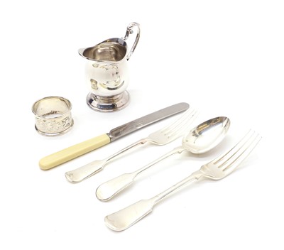 Lot 13 - A silverplated canteen